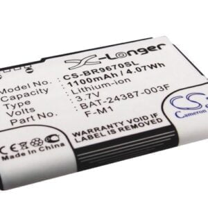 BlackBerry Pearl 3G F-M1 Replacement Battery 3.7V 1100mAh