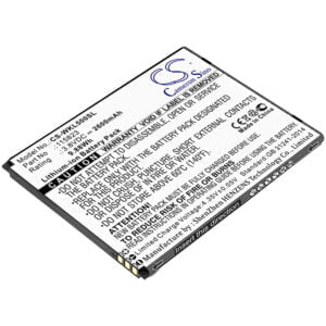 Wiko Lenny 5 115823 Mobile/SmartPhone Replacement Battery 2600mAh