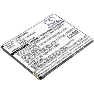 Wiko ROBBY 2 3921 Mobile/SmartPhone Replacement Battery 2600mAh