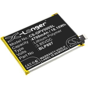 OPPO Realme V5 BLP807 Replacement Battery 4700mAh