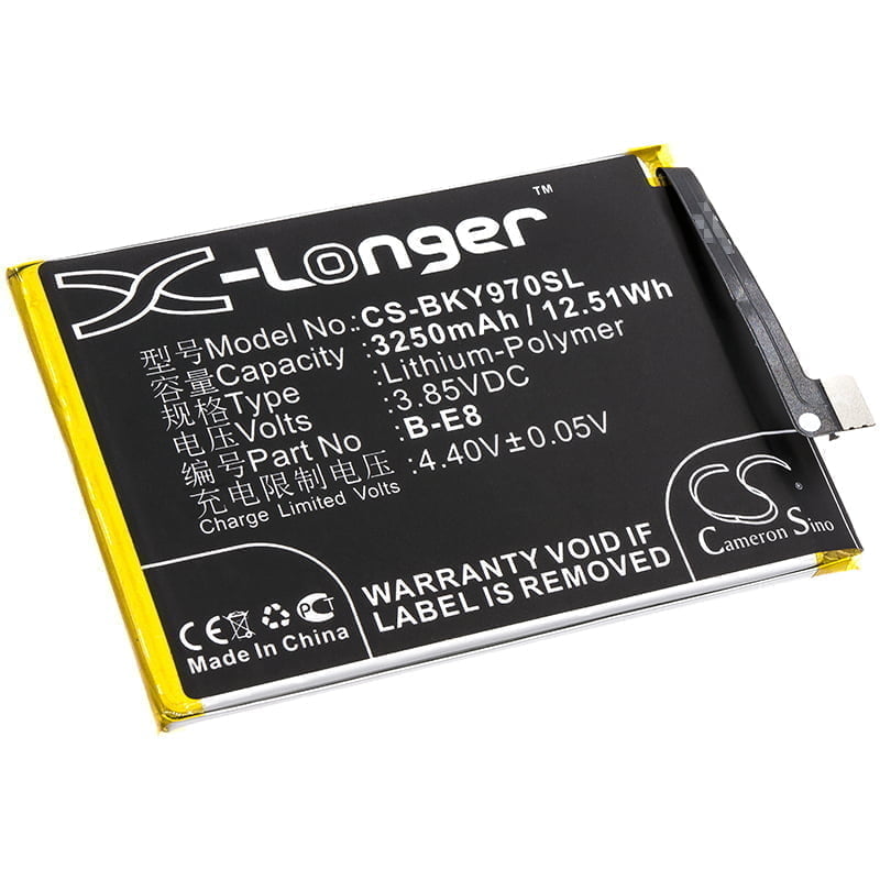 BBK B-E8 Mobile/SmartPhone Replacement Battery 3.85V 3250mAh
