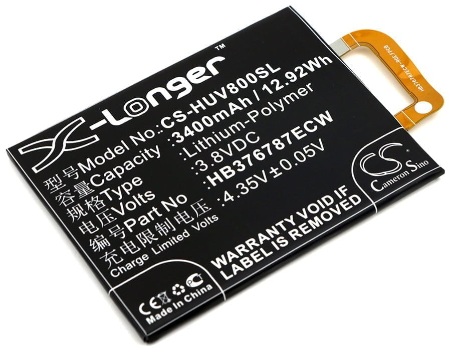Huawei Honor V8 KNT-AL10 Replacement Battery 3400mAh