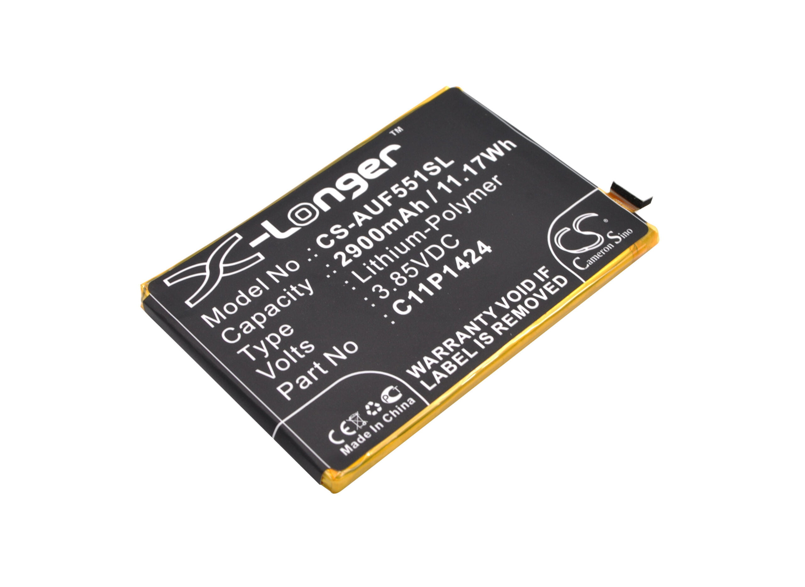 Asus Z008D Z00AD ZB552KL Replacement Battery 3.85V 2900mAh