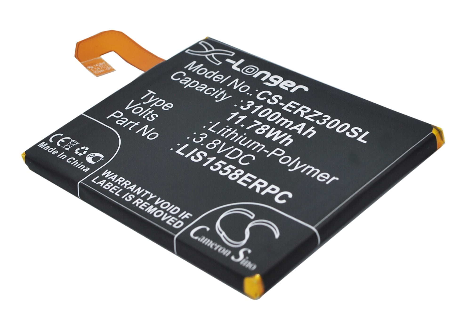 Sony Ericsson D6603 D6616 Replacement Battery 3.8V 3100mAh