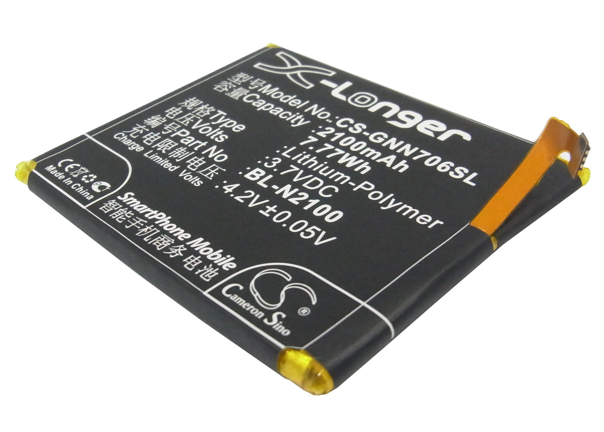 GIONEE GN706 BL-N2100 Replacement Battery 3.7V 2100mAh