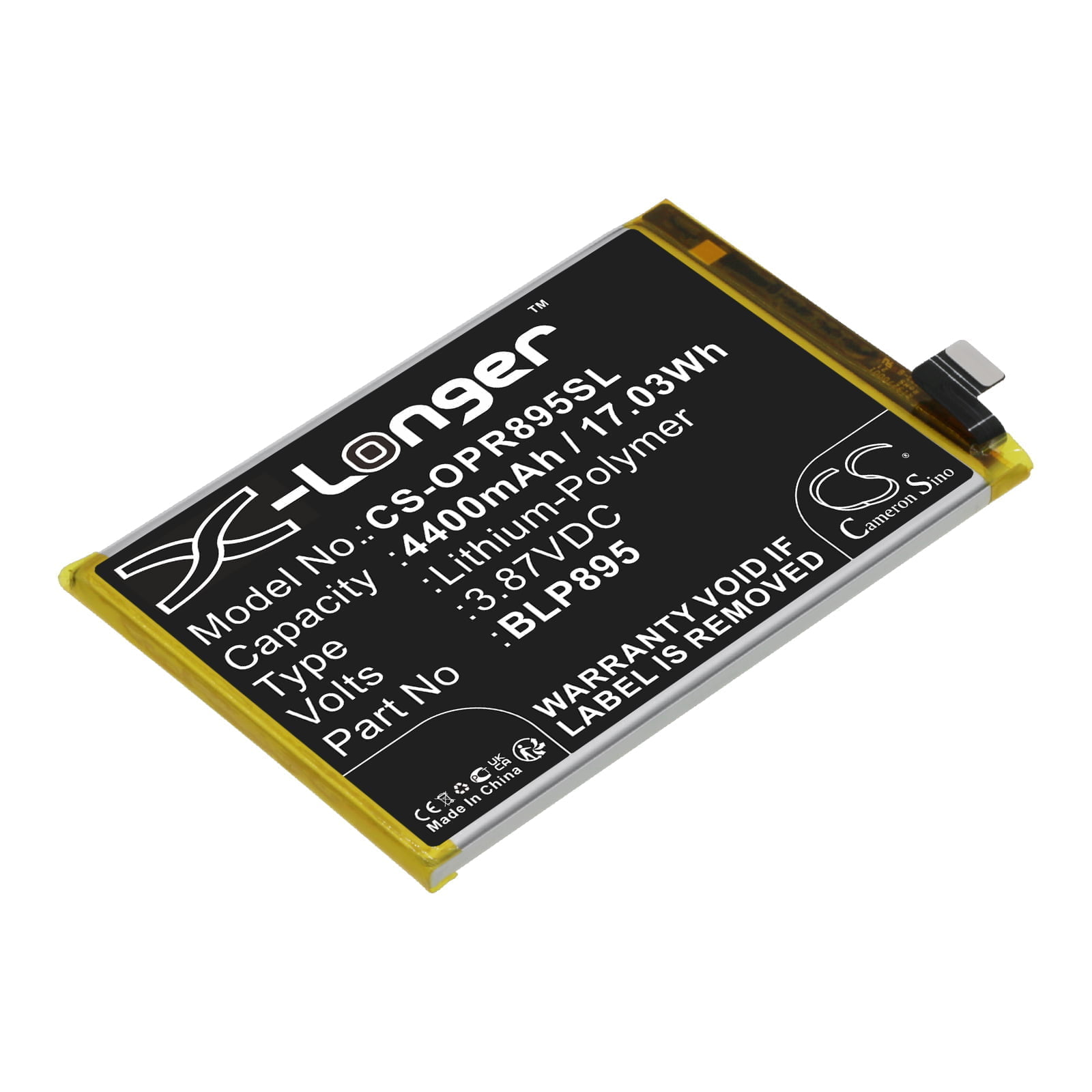 OPPO PFCM00 Reno7 SE 5G BLP895 Replacement Battery 4400mAh