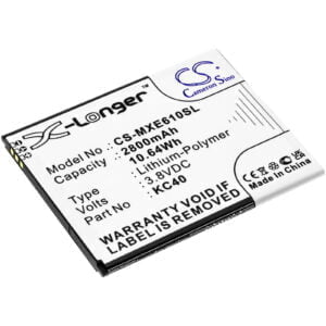 Lenovo KC40 Mobile/SmartPhone Replacement Battery 2800mAh