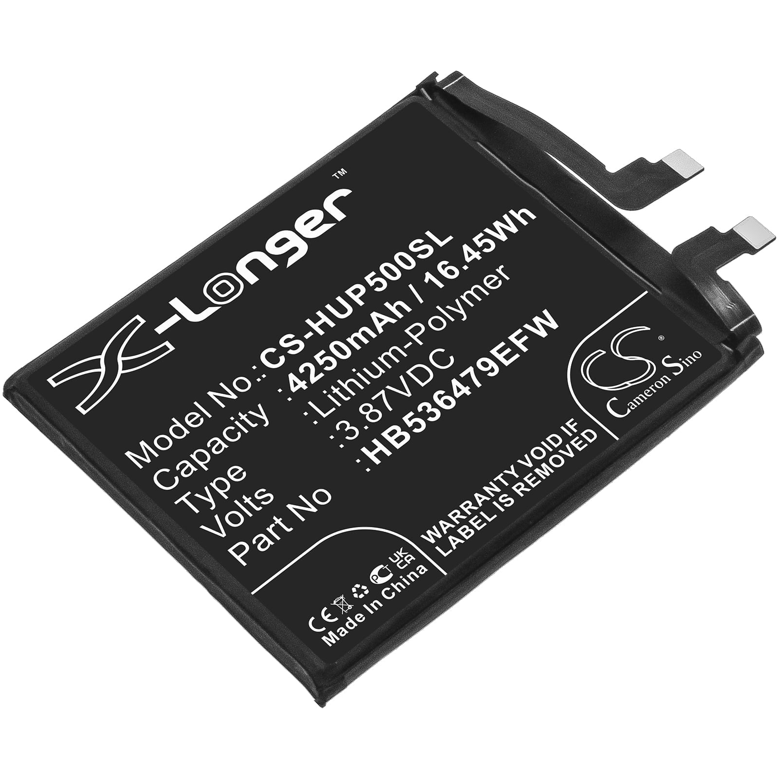 Huawei JAD-AL50 JAD-L09 JAD-L29 Replacement Battery 4250mAh