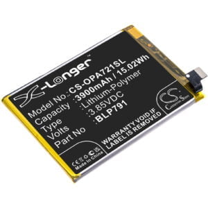 OPPO BLP791 Mobile/SmartPhone Replacement Battery 3900mAh