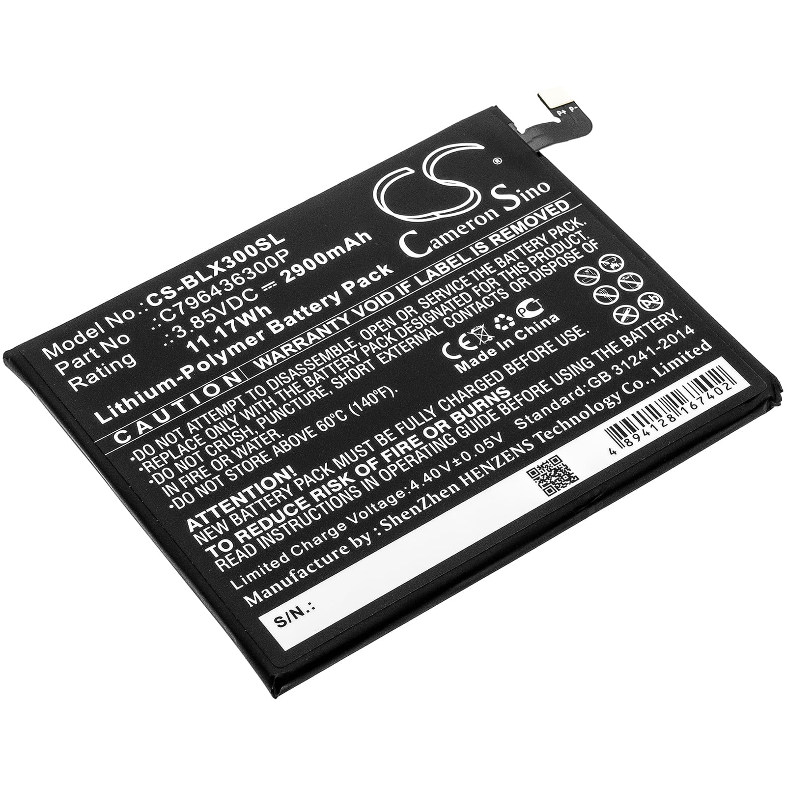 BLU C796436300P CS-BLX300SL