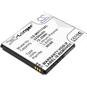 Motorola HC60 Mobile/SmartPhone Replacement Battery 3250mAh