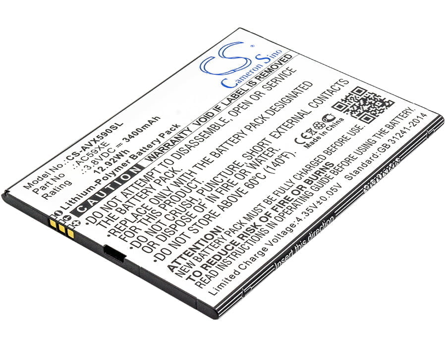 Archos 59 Xenon P336688 AC59XE Replacement Battery 3400mAh