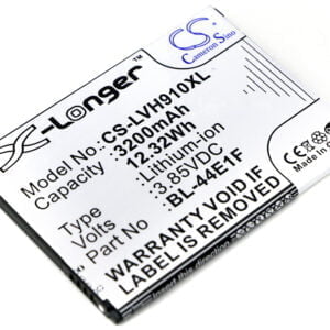 LG VS995 Replacement Battery BL-44E1F 3.85V 3200mAh