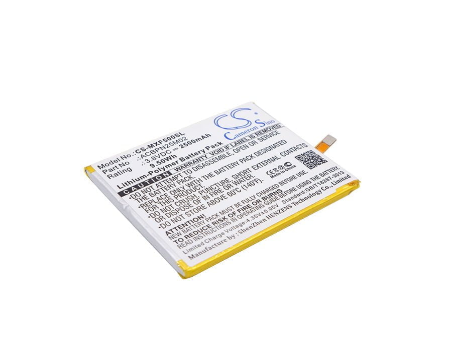 Micromax Canvas Fire 5 Replacement Battery 3.8V 2500mAh