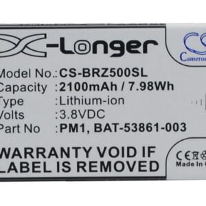 Blackberry Z5 Mobile/SmartPhone Replacement Battery 3.8V 2100mAh