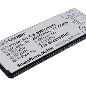 Samsung SM-N9100 SM-N9106 Replacement Battery 3.85V 3000mAh