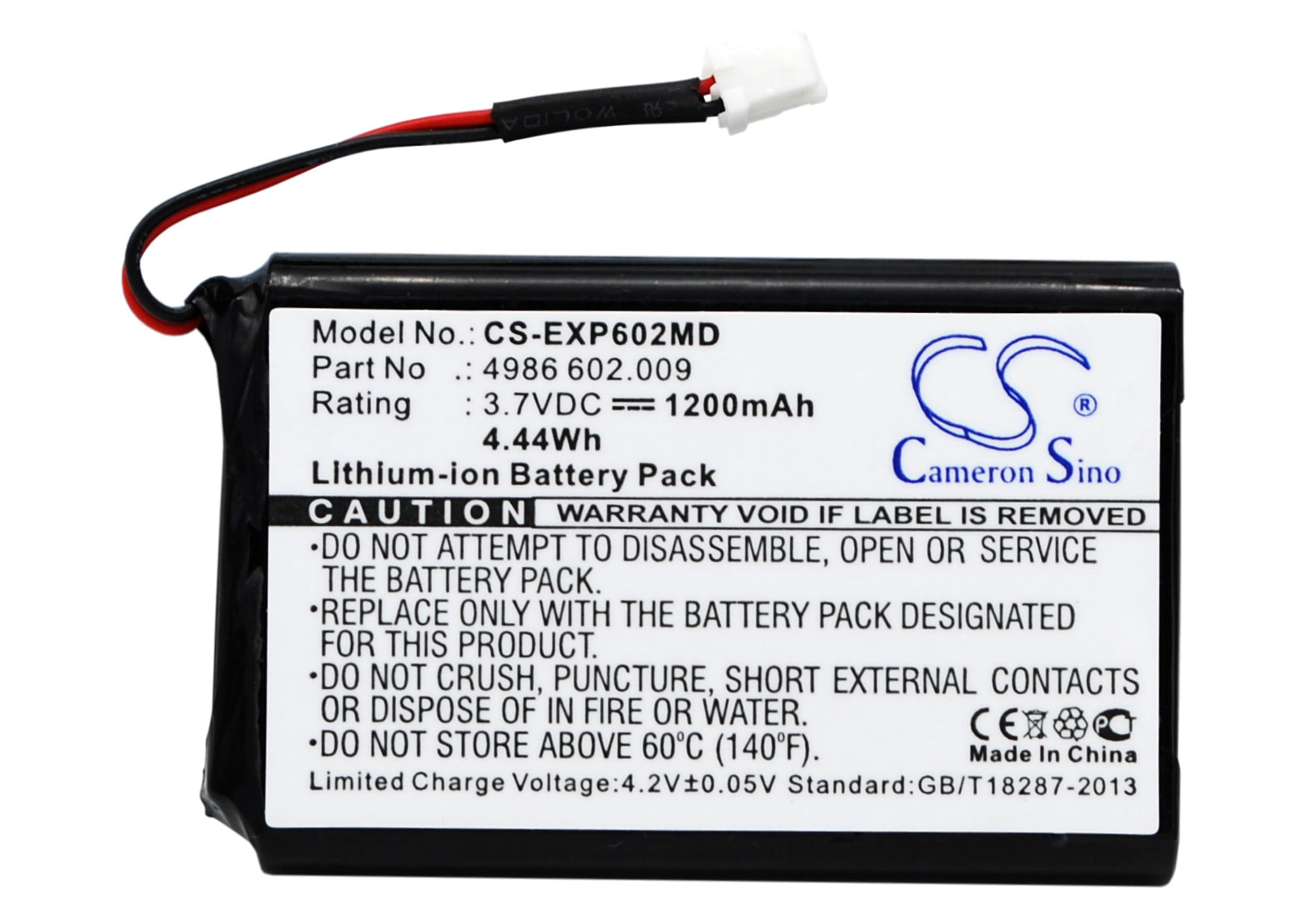 022462407 Eppendorf Replacement Battery 3.7V 1200mAh
