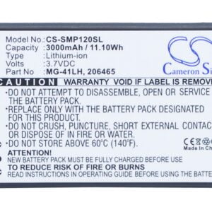 Spectra  206465, MG-4LH, TS21878 CS-SMP120SL