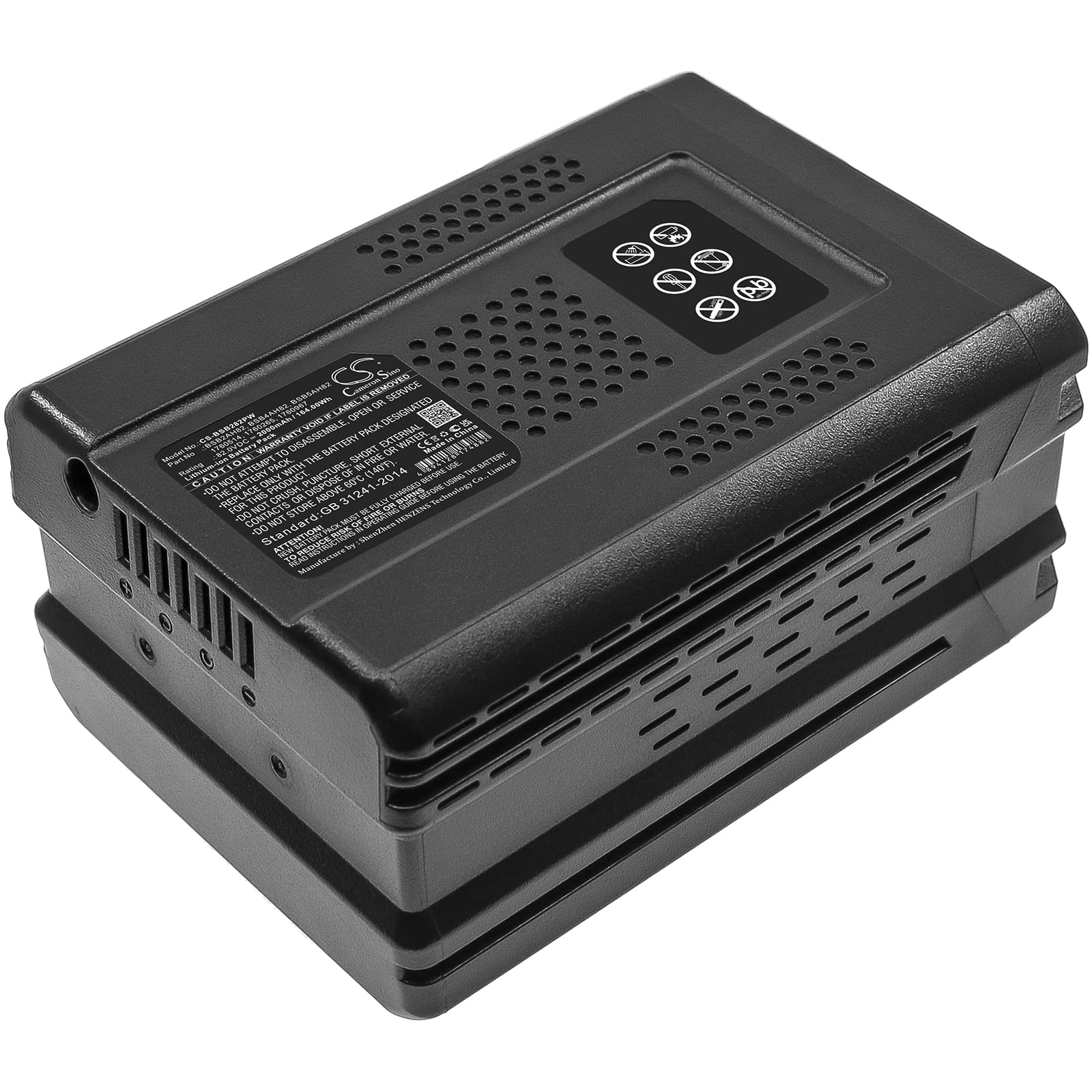Briggs & Stratton Snapper XD 82V lawn Replacement Battery 82V 2000mAh