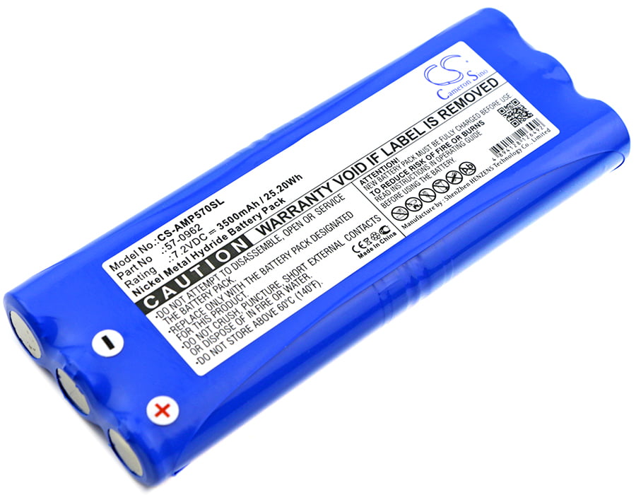AMX Panjam Phast VPT-CP Replacement Battery 7.2V 3500mAh