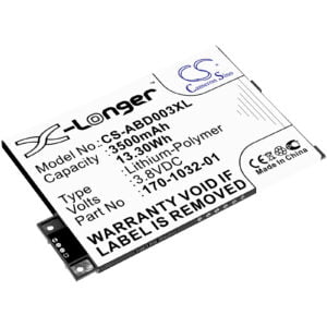 Amazon Kindle 3 Replacement Battery 3.8V 3500mAh