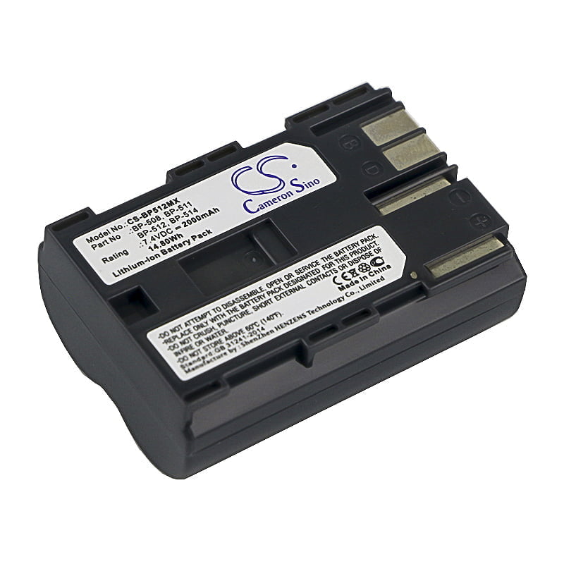 Canon BP-508 Replacement Battery 7.4V 2000mAh Li-ion