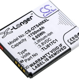 TLI017C1 Alcatel Replacement Battery 3.8V 1750mAh
