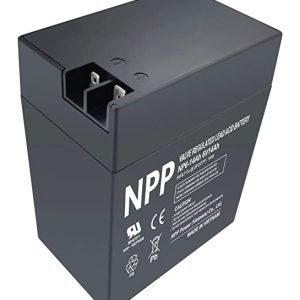 NPP NP6-14Ah 6V 14 Ah Rechargeable Sealed Lead Acid Battery for Parmak 901 & Magnum Solar Park & Teledyne B8-6 Emergency Lighting