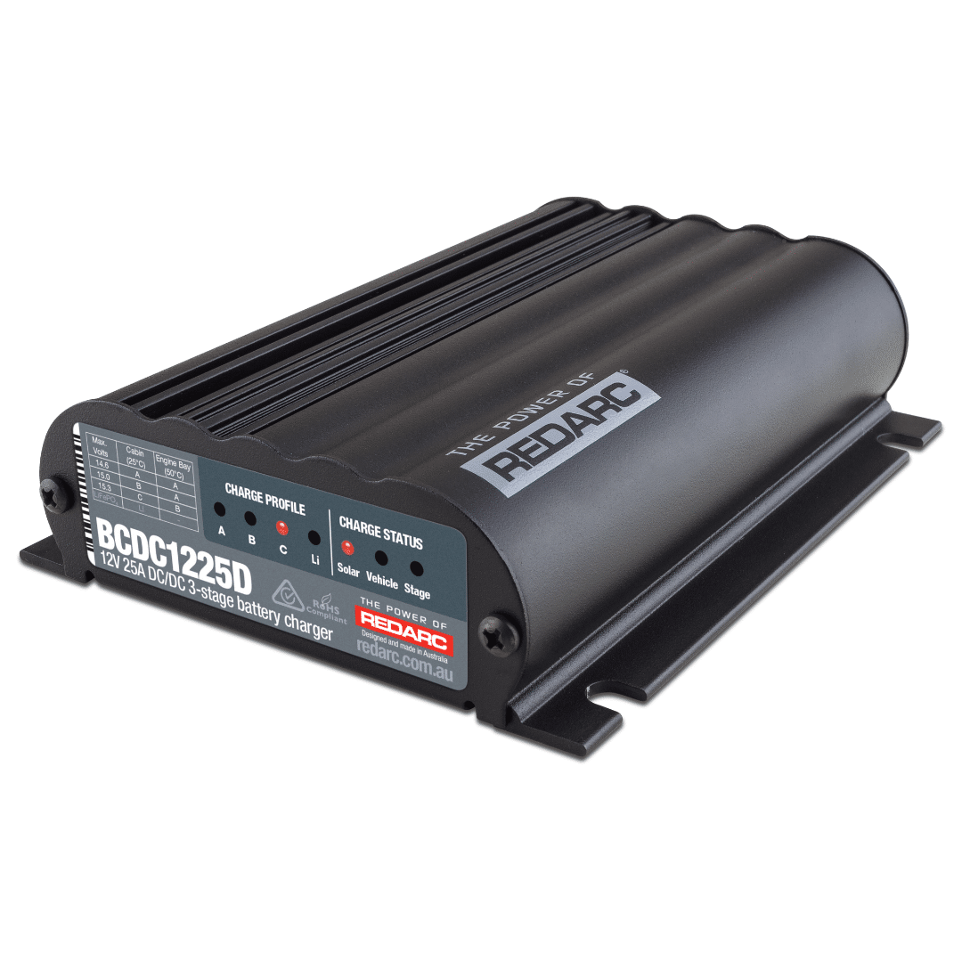 Redarc DC-DC Charger 12V 25A In-Vehicle DC-DC Battery Charger