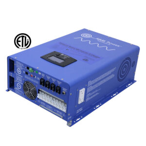 12000 Watt Pure Sine Inverter Charger 48 Vdc / 240Vac Input & 120/240Vac Split Phase Output ETL Listed to UL 1741 / CSA ETA APRIL