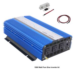 1500 Watt Pure Sine Power Inverter Kit