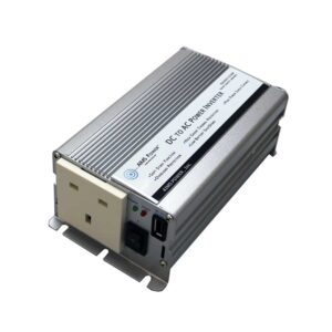 400 Watt Power Inverter UK Plug 230 Volt European with Cables 24 Volt