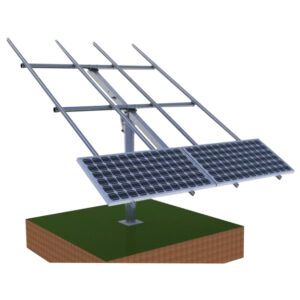 SINGLE POLE MOUNT RACK for PV SOLAR PANELS HEAVY DUTY – Fits 6