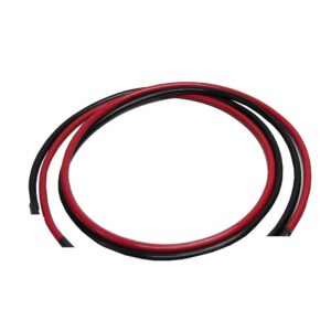 PV Wire 9 Foot Set 10 AWG Black and Red Bare Ends