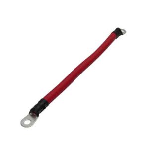 Jumper Cable 6 AWG 1ft Red Lugged
