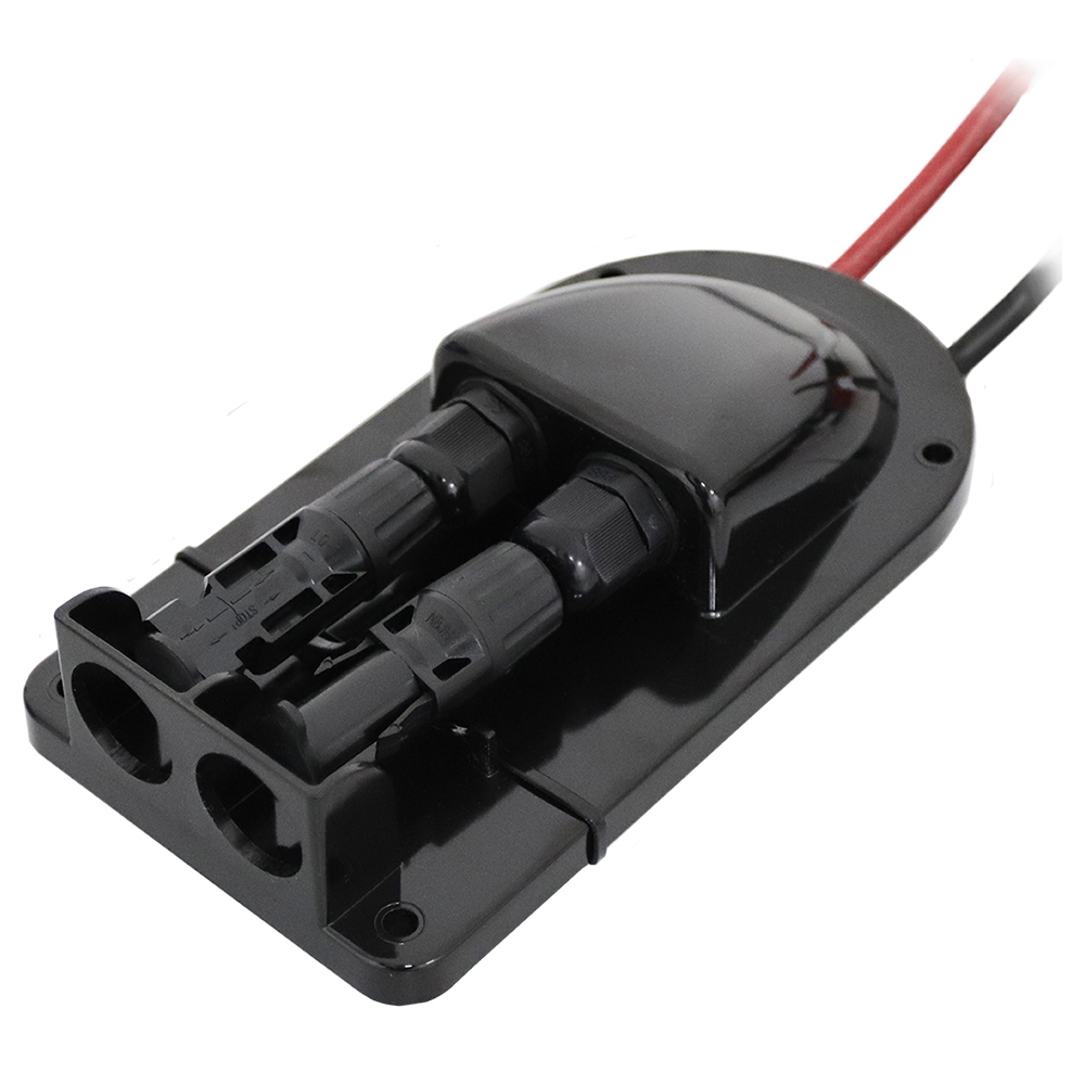 Solar 2 Wire Cable Entry MC-4 Compatible Roof Mount Weatherproof W/ 10 Inch Leads