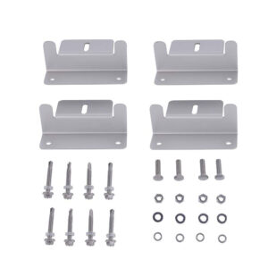 Solar Panel Z Bracket Mounting Kit 4 Piece Set