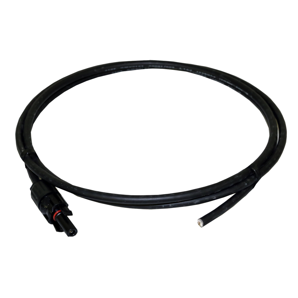 PV WIRE 10AWG WITH MC-4 Compatible MALE (-) AND FEMALE (+) TO CUT END 100 FT SET