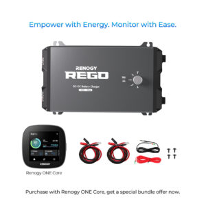 REGO 12V 60A DC-DC Battery Charger w/ Renogy ONE Core