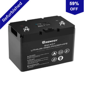 Open Box 12V 100Ah Smart Lithium Iron Phosphate Battery