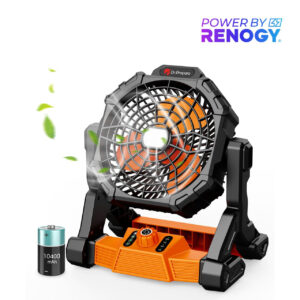 Dr.Prepare X25 Portable Camping Fan with LED Light