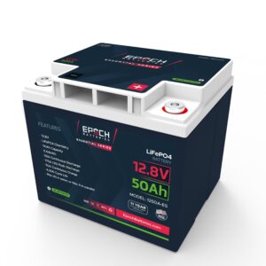 12V 50Ah | Bluetooth | LiFePO4 Battery - Epoch Essentials - ETA SEPT 20