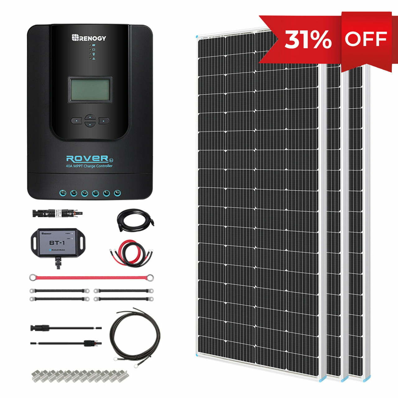 Renogy 600W 12V General Off-Grid Solar Kit