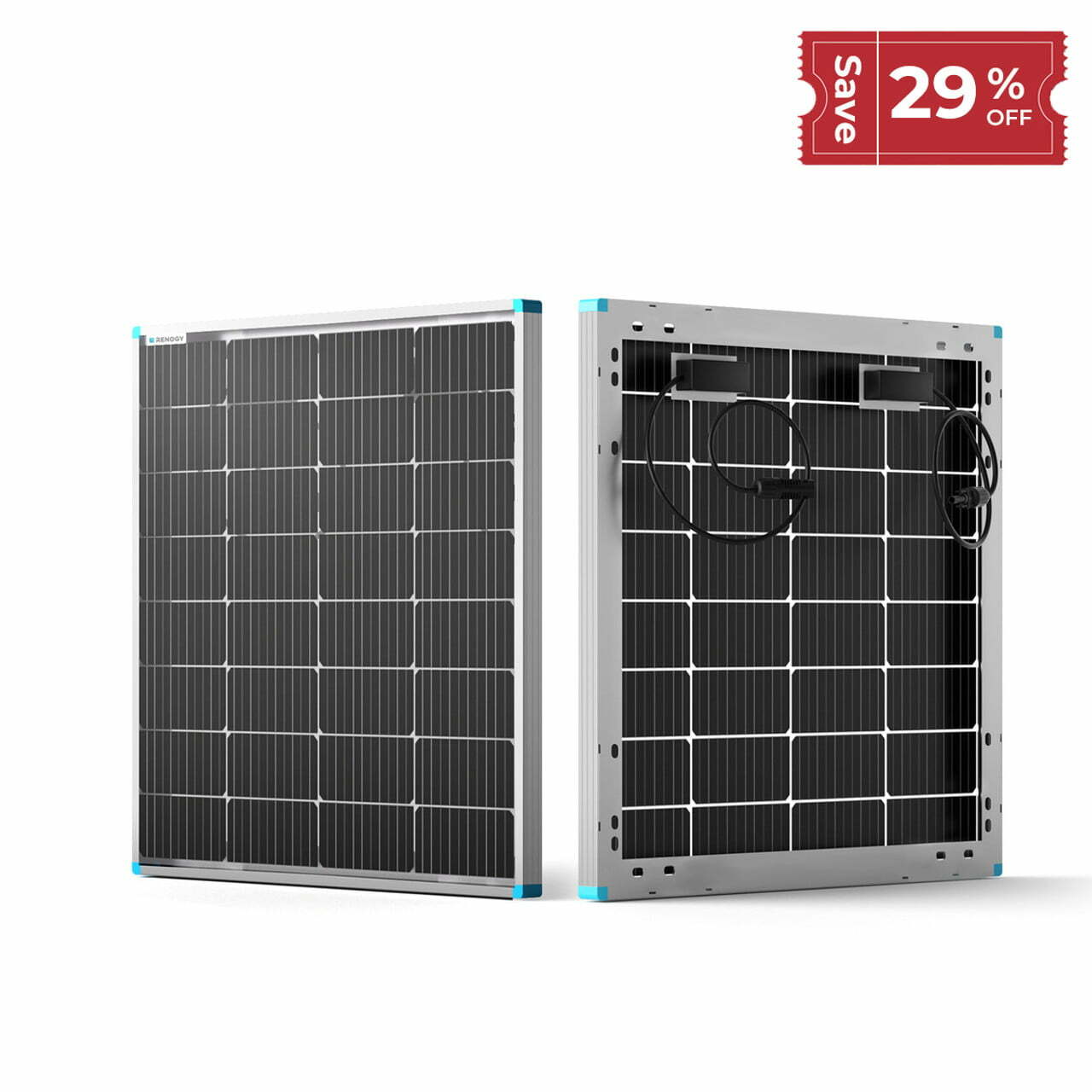 Bifacial 115 Watt 12 Volt Monocrystalline Solar Panel