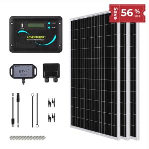 300 Watt 12 Volt Solar RV Kit