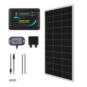 Open Box 100 Watt 12 Volt Solar RV Kit