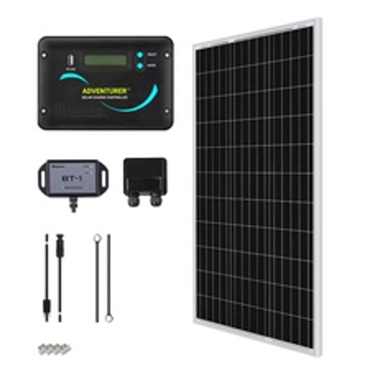 Open Box 100 Watt 12 Volt Solar RV Kit