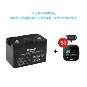12V 100Ah Smart Lithium Iron Phosphate Battery