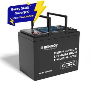 12V 100Ah Core Series Deep Cycle Lithium Iron Phosphate Battery