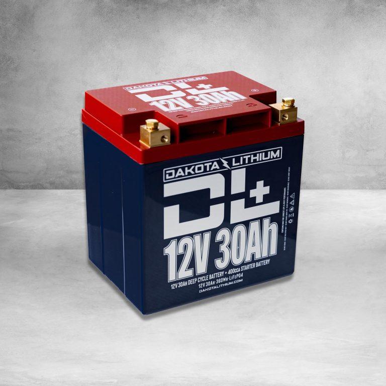 Dakota Lithium+ 12V 30Ah 400 cca Battery